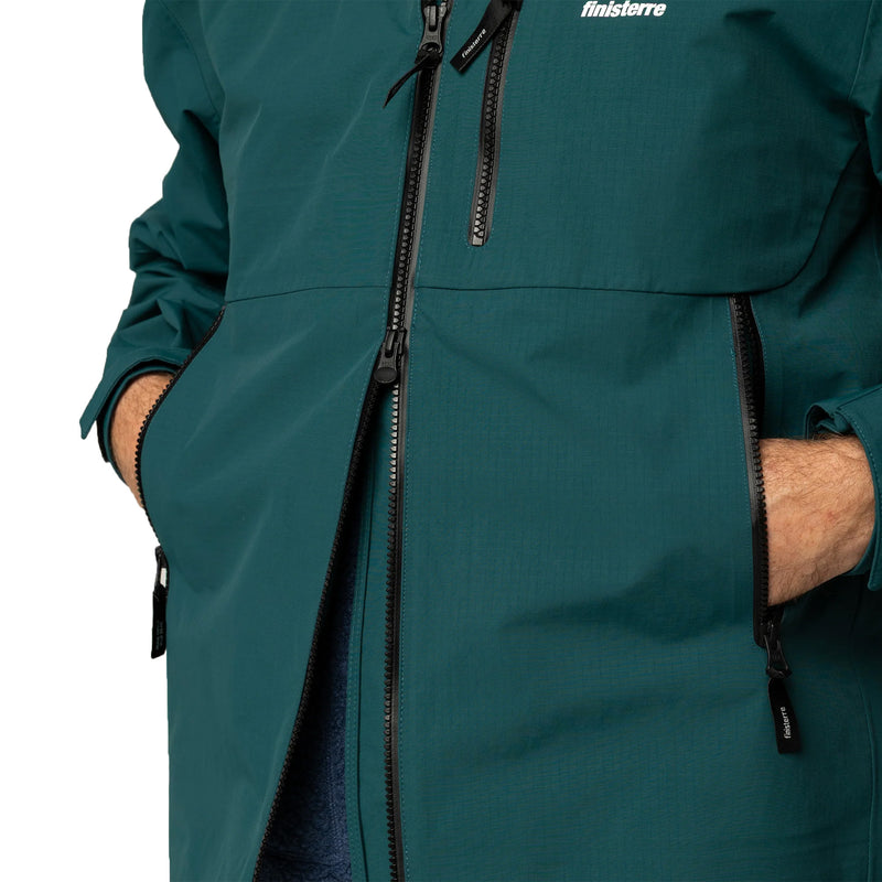 Load image into Gallery viewer, Finisterre Stormbird Waterproof Hooded Zip-Up Jacket 7