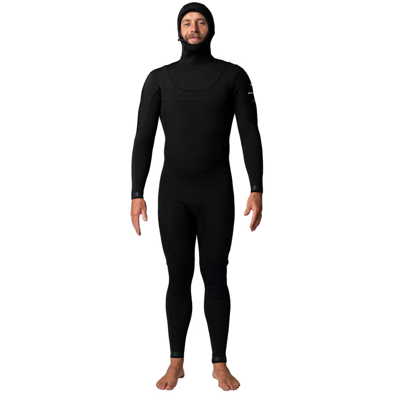 Load image into Gallery viewer, Finisterre Shearwater 4/3 Hooded U-Zip Wetsuit 4