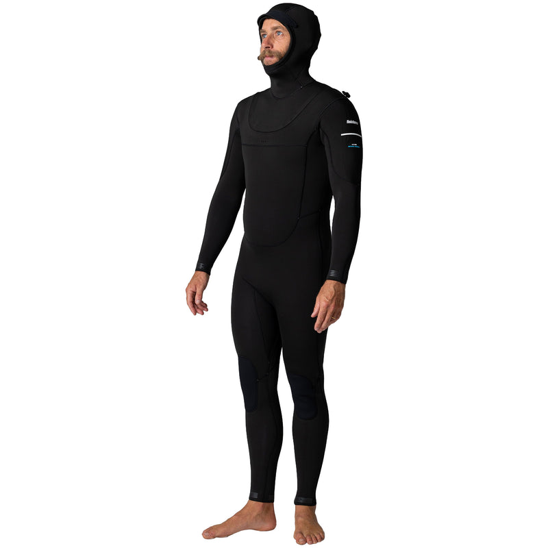 Load image into Gallery viewer, Finisterre Shearwater 4/3 Hooded U-Zip Wetsuit 6