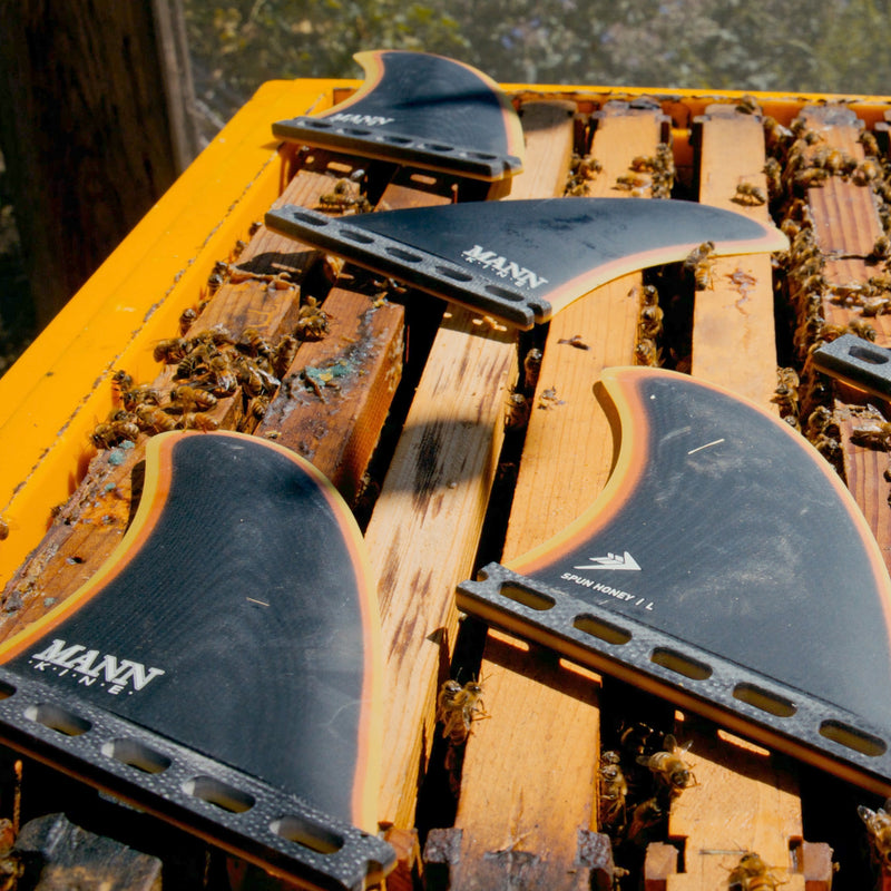 Load image into Gallery viewer, Firewire Spun Honey Single Tab Tri-Quad Fin Set