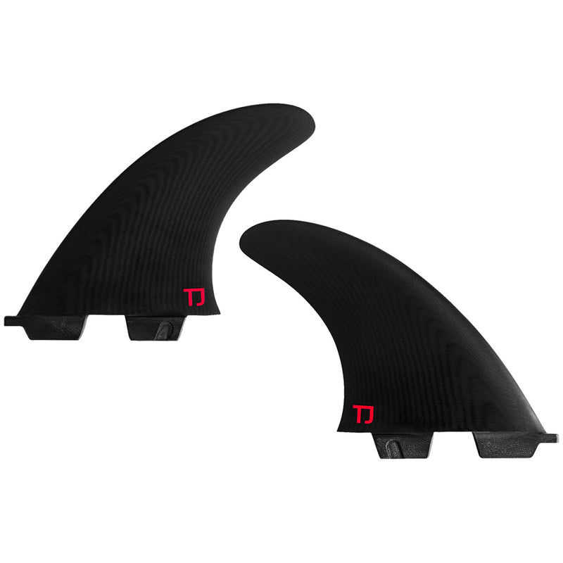 Load image into Gallery viewer, Flying Diamonds Taylor Jensen Double Tab Quad Rear Fin Set 2
