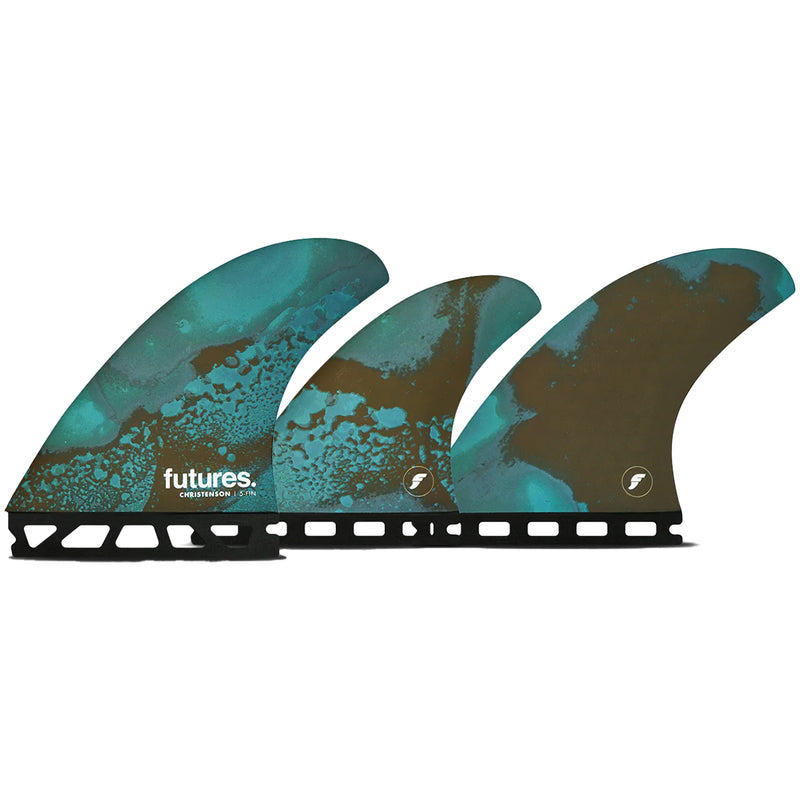 Load image into Gallery viewer, Futures Christenson Honeycomb Tri-Quad Fin Set 2