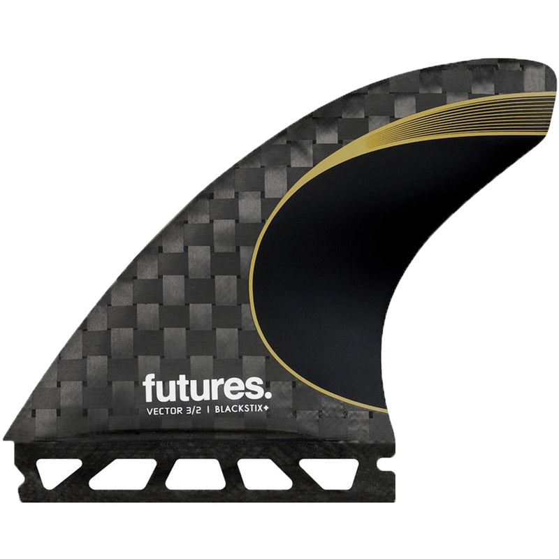 Load image into Gallery viewer, Futures Vector 3/2 Blackstix+ Tri-Fin Set 1