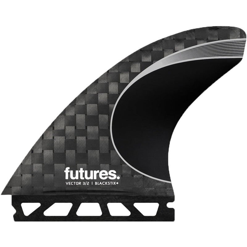 Load image into Gallery viewer, Futures Vector 3/2 Blackstix+ Tri-Fin Set 3