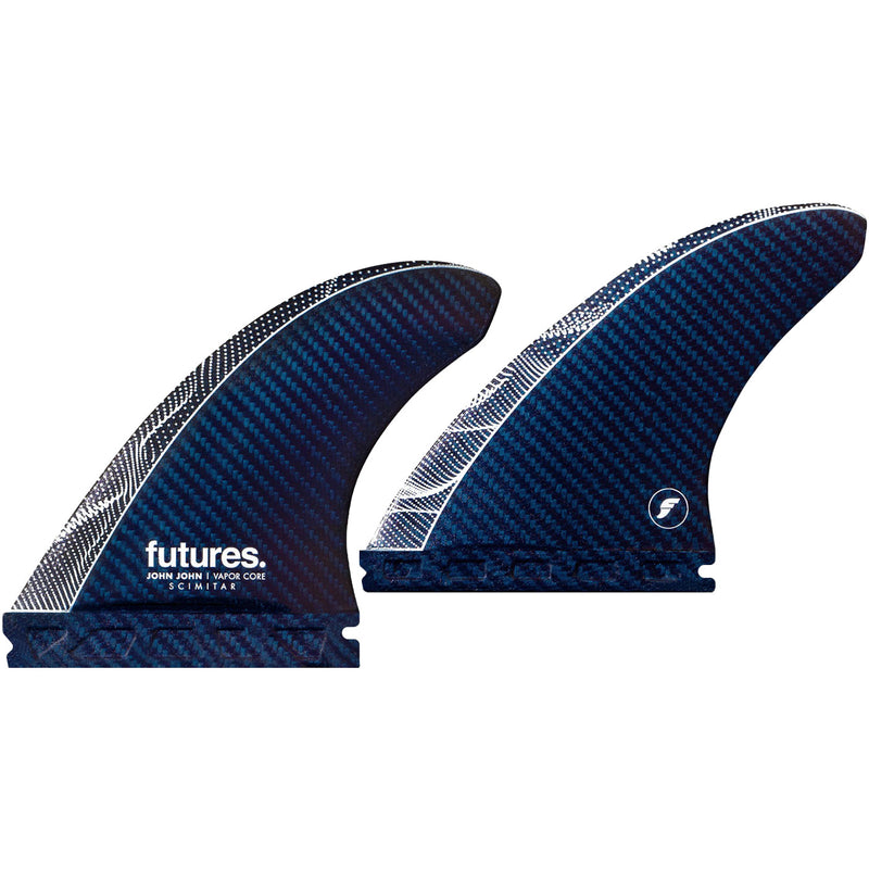 Load image into Gallery viewer, Futures John John Florence Signature Scimitar Vapor Core Tri-Fin Set 2