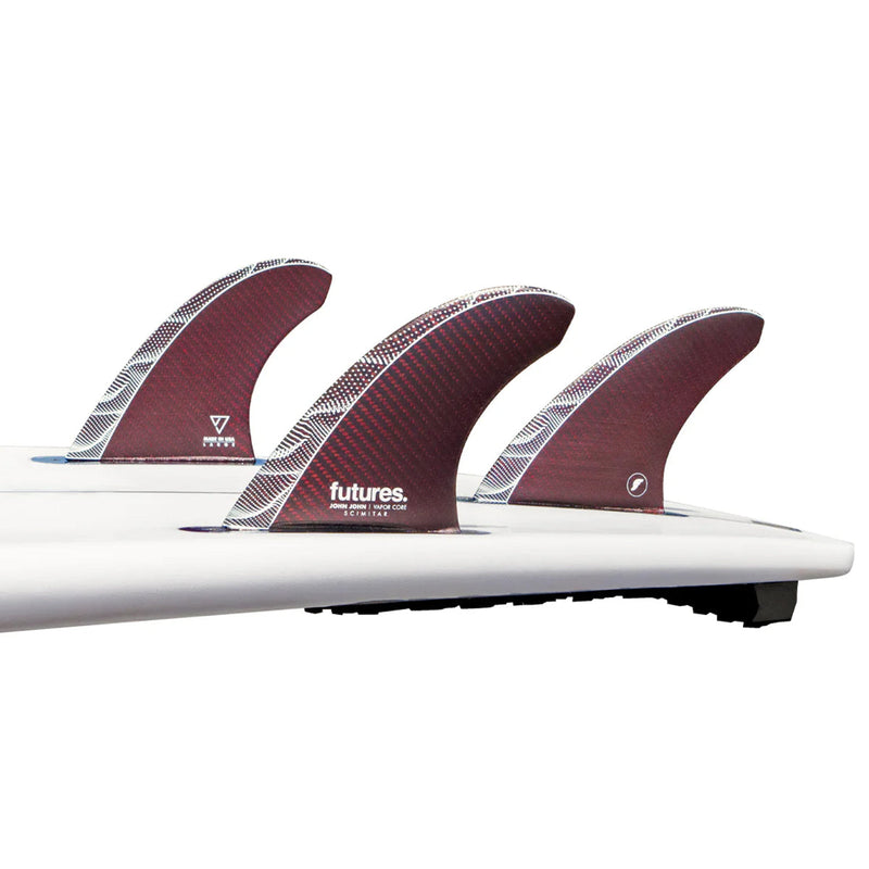 Load image into Gallery viewer, Futures John John Florence Signature Scimitar Vapor Core Tri-Fin Set 7