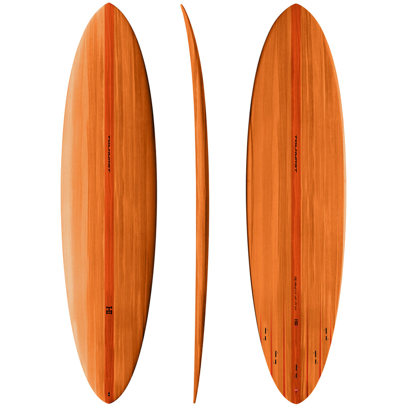 Load image into Gallery viewer, Harley Ingleby Mid 6 Mini Thunderbolt Red Surfboard 4