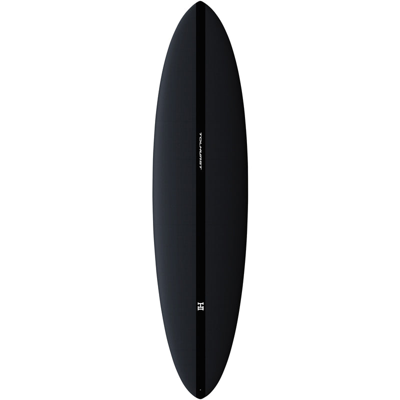 Load image into Gallery viewer, Harley Ingleby Mid 6 Mini Twin Thunderbolt Black Surfboard 1