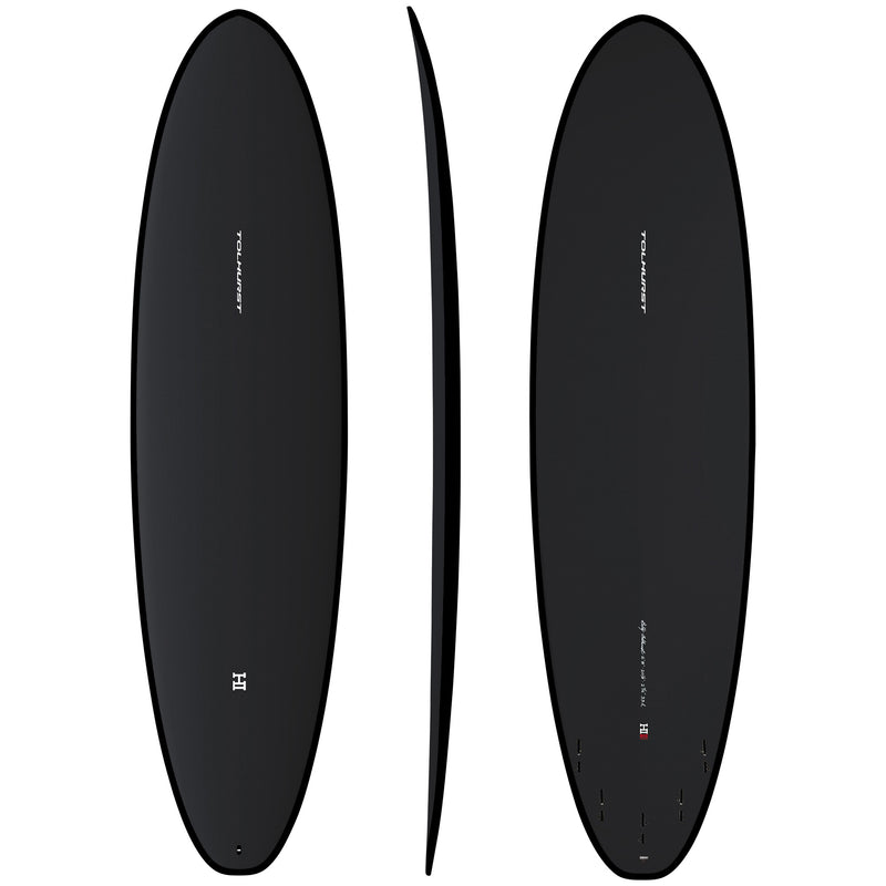 Load image into Gallery viewer, Harley Ingleby Moe Mini Thunderbolt Black Surfboard 4