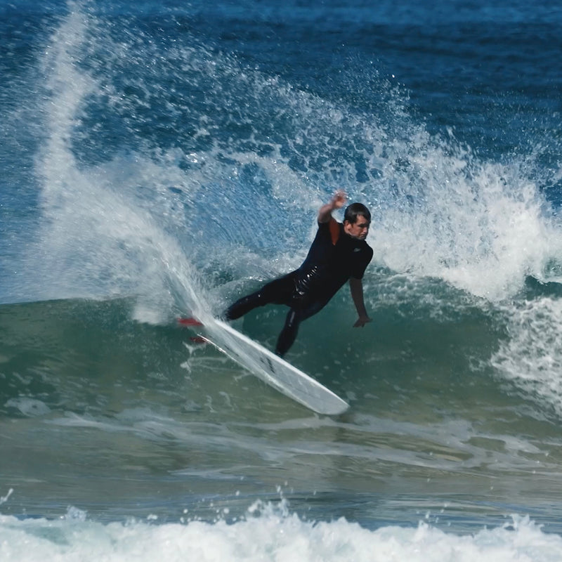 Load image into Gallery viewer, Harley Ingleby Series HIBT 3+3 Thunderbolt Red 7'2 × 21 ½ × 3 Surfboard - White/Blue 13