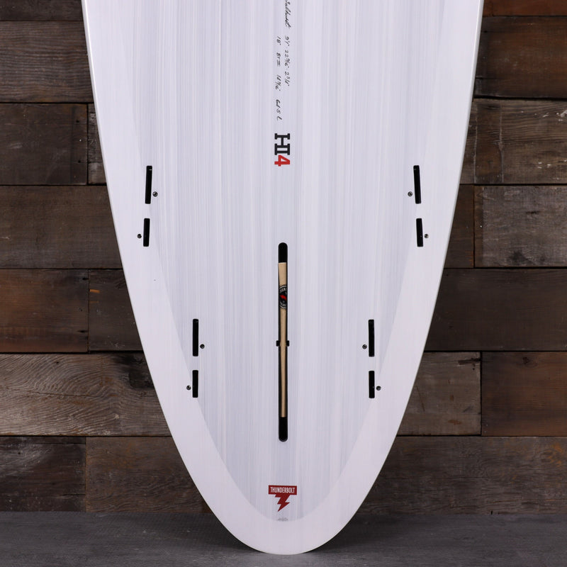 Load image into Gallery viewer, Harley Ingleby HI4 Thunderbolt Red 9'1 × 22 9/16 × 2 ¾ Surfboard - Candy/White 3