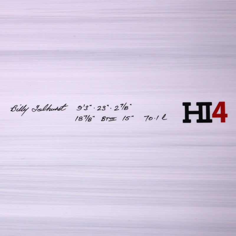 Load image into Gallery viewer, Harley Ingleby HI4 Thunderbolt Red 9'3 × 23 × 2 ⅞ Surfboard - Candy/White 4