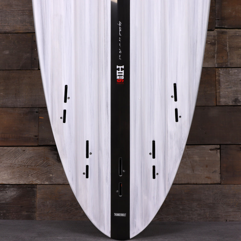 Load image into Gallery viewer, Harley Ingleby Series Mid 6 Mini Thunderbolt Black 6'4 × 20 × 2 ⅝ Surfboard - Gray/Carbon 3