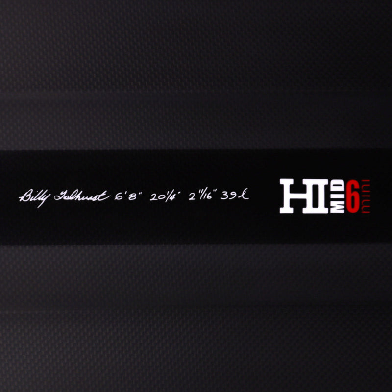 Load image into Gallery viewer, Harley Ingleby Mid 6 Mini Thunderbolt Black 6'8 × 20 ¼ × 2 11/16 Surfboard - Full Carbon 4