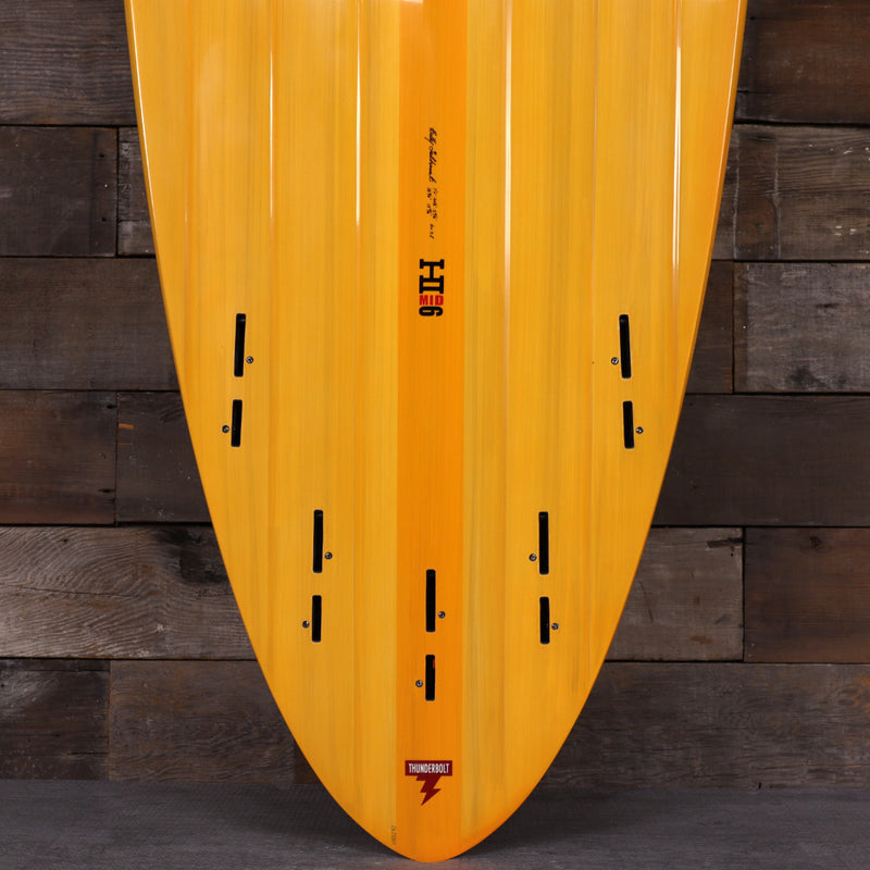 Load image into Gallery viewer, Harley Ingleby Mid 6 Mini Thunderbolt Red 7'0 × 20 ½ × 2 ⅝ Surfboard - Orange 3