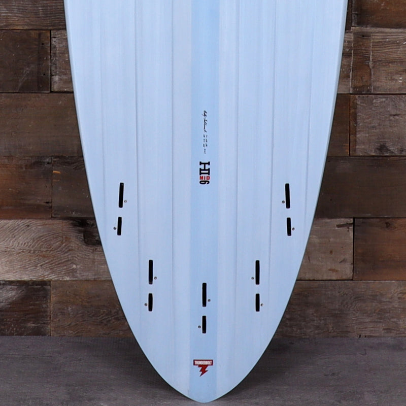 Load image into Gallery viewer, Harley Ingleby Mid 6 Thunderbolt Red 7'10 × 21 ¼ × 2 ¾ Surfboard - Light Blue 3