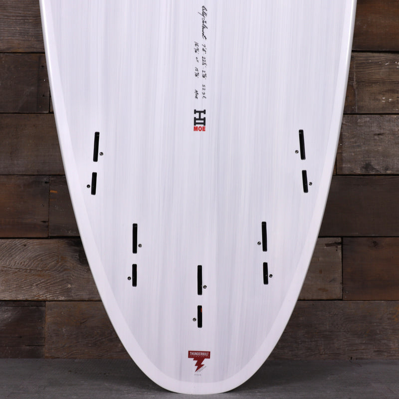 Load image into Gallery viewer, Harley Ingleby Series Moe Thunderbolt Red 7'4 × 22 ½ × 2 ⅞ Surfboard - Candy/White 3