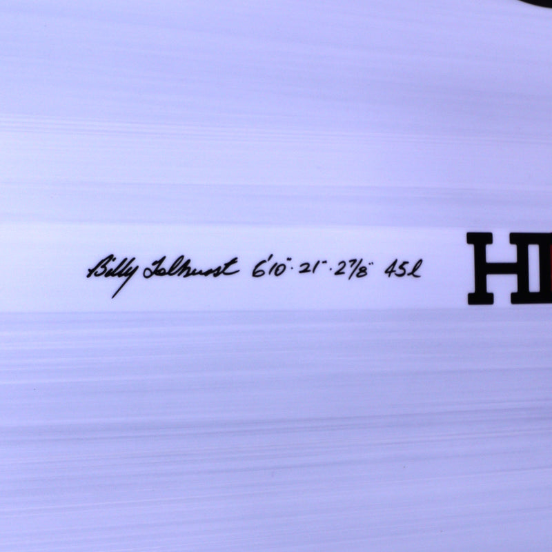 Load image into Gallery viewer, Harley Ingleby Series HIBT 3+3 Thunderbolt Red 6'10 × 21 × 2 ⅞ Surfboard - White/Blue 4