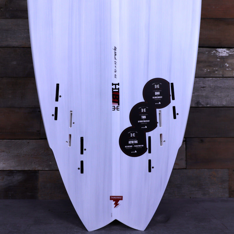 Load image into Gallery viewer, Harley Ingleby Series HIBT 3+3 Thunderbolt Red 6'10 × 21 × 2 ⅞ Surfboard - White/Blue 3