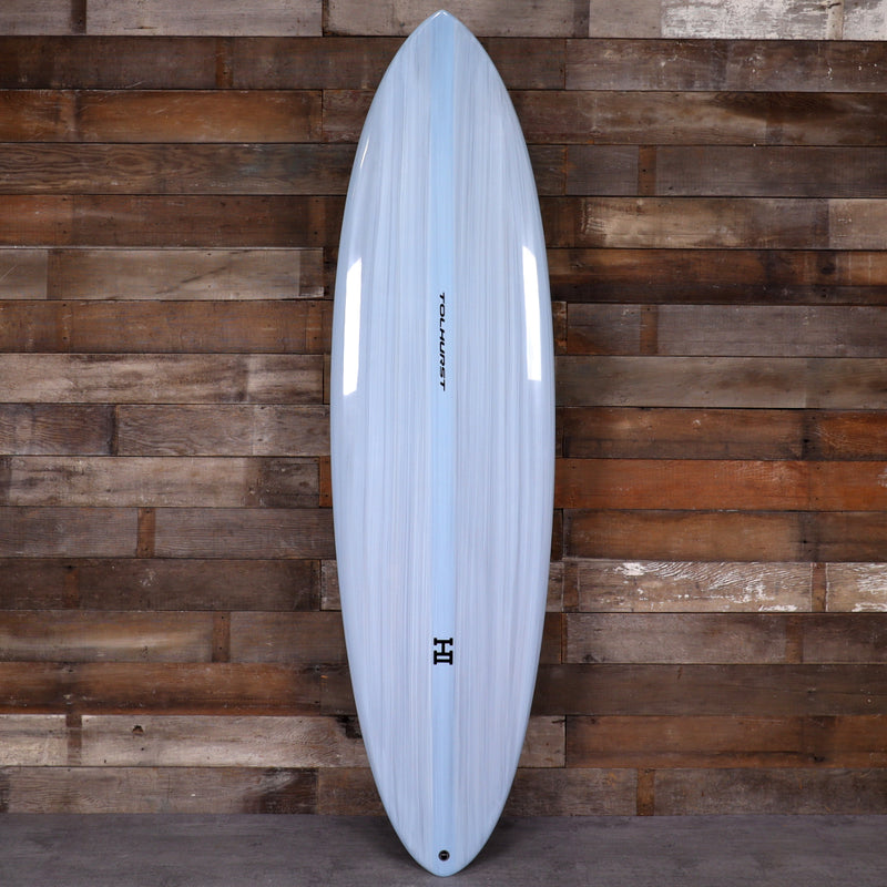 Load image into Gallery viewer, Harley Ingleby Mid 6 Mini Thunderbolt Red 6'4 × 20 × 2 ⅝ Surfboard - Light Blue 1