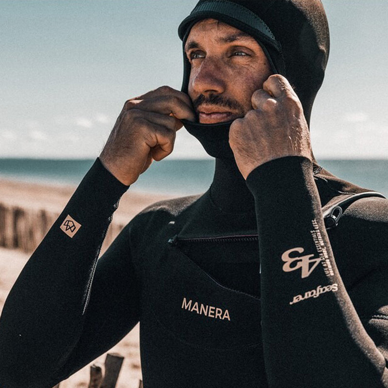 Load image into Gallery viewer, Manera Seafarer 4/3 Hooded Chest-Zip Wetsuit 6