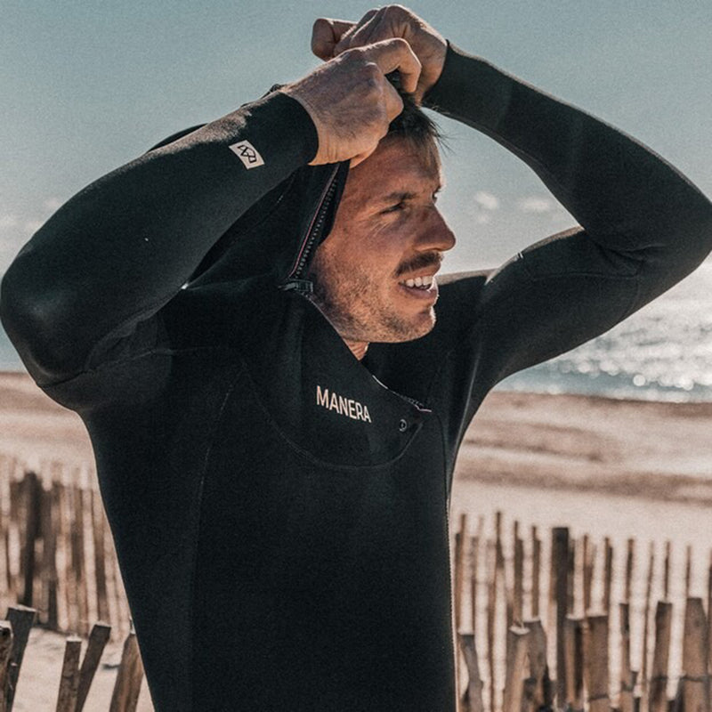 Load image into Gallery viewer, Manera Seafarer 4/3 Hooded Chest-Zip Wetsuit 5