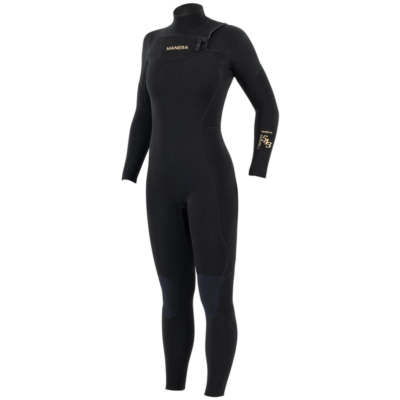 Load image into Gallery viewer, Manera Women's Seafarer 5/4/3 Chest-Zip Wetsuit 1