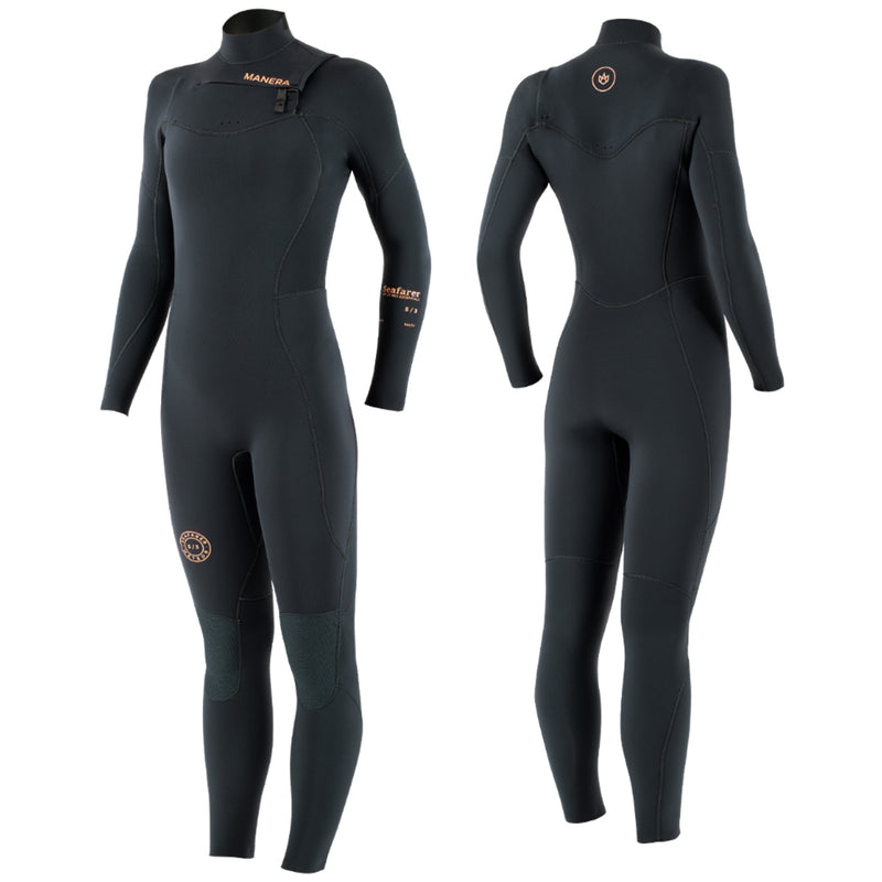 Load image into Gallery viewer, Manera Women's Seafarer 5/3 Chest-Zip Wetsuit 4