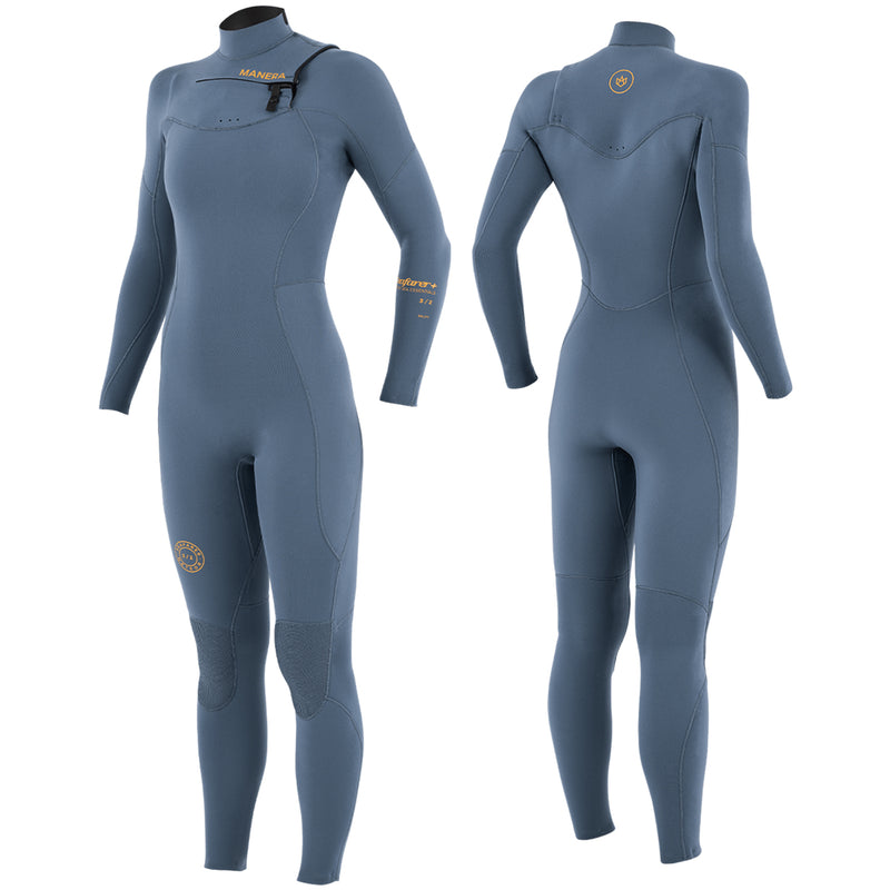 Load image into Gallery viewer, Manera Women's Seafarer+ Steamer 3/2 Chest-Zip Wetsuit 5