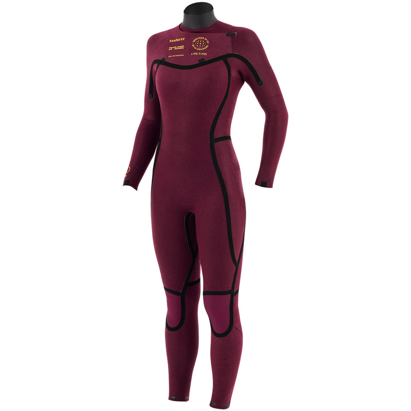 Load image into Gallery viewer, Manera Women's Seafarer+ Steamer 5/3 Chest-Zip Wetsuit 3