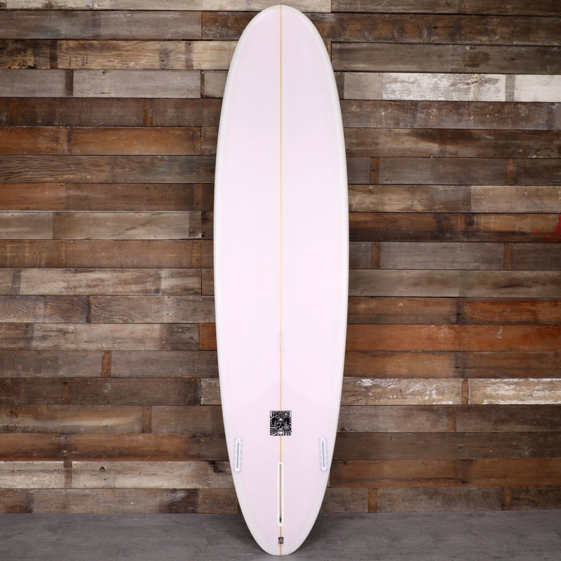 Load image into Gallery viewer, Murdey Checkered Egg 7'8 × 22 × 2 ⅞ Surfboard - Pink 2