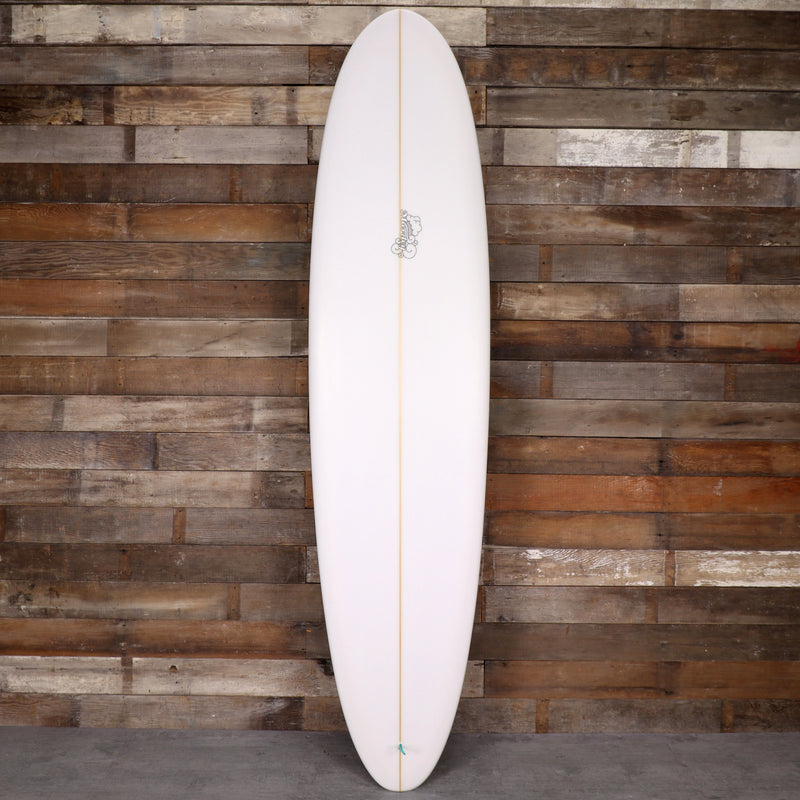 Load image into Gallery viewer, Murdey Checkered Egg 7'8 × 22 × 2 ⅞ Surfboard - Pink 1