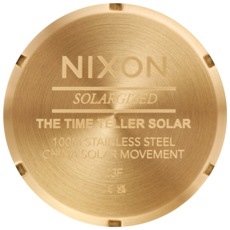 Load image into Gallery viewer, Nixon Time Teller Solar Stainless Steel Watch 5