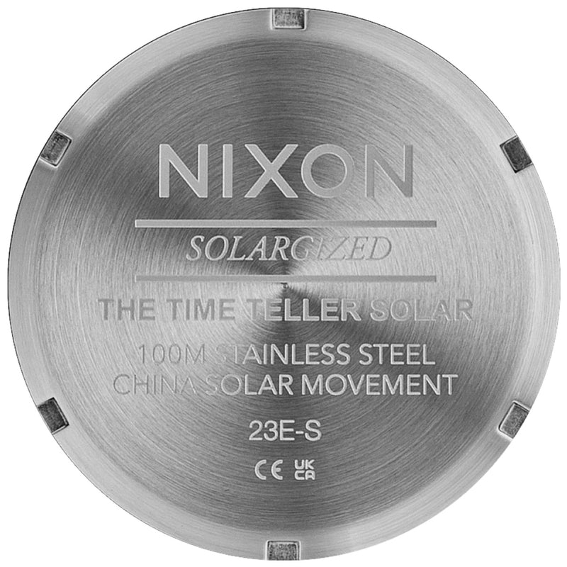 Load image into Gallery viewer, Nixon Time Teller Solar Stainless Steel Watch 13