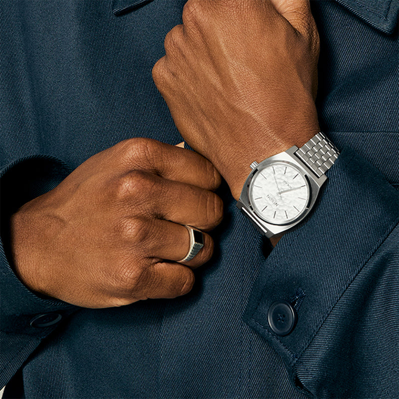 Load image into Gallery viewer, Nixon Time Teller Solar Stainless Steel Watch 24