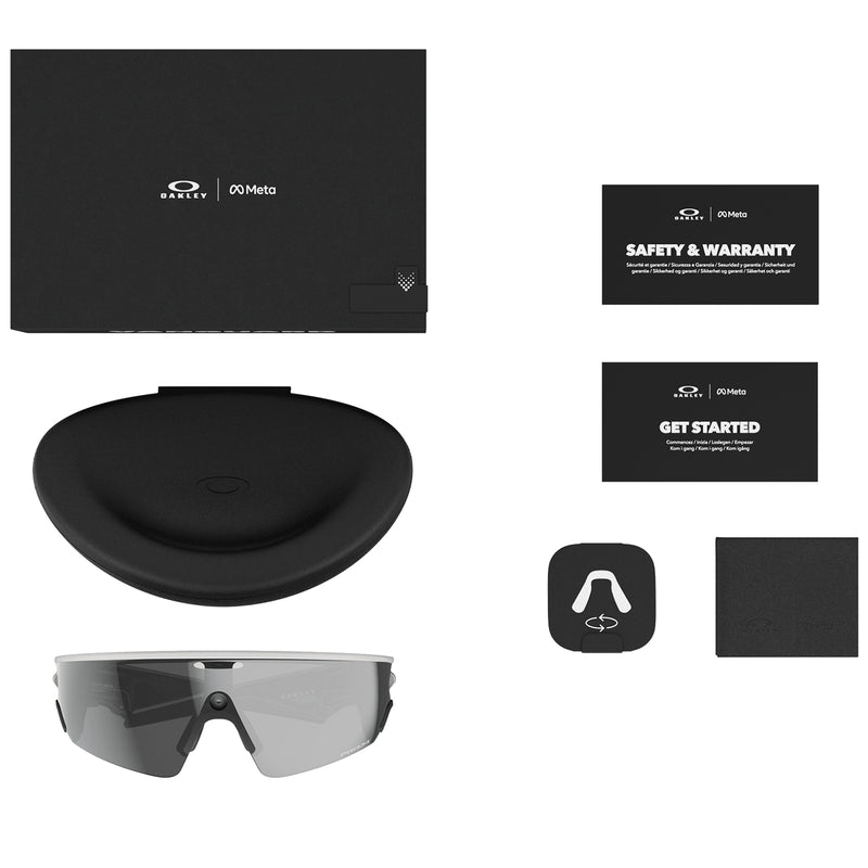 Load image into Gallery viewer, Oakley Meta Vanguard Sunglasses - White/Prizm Black 6