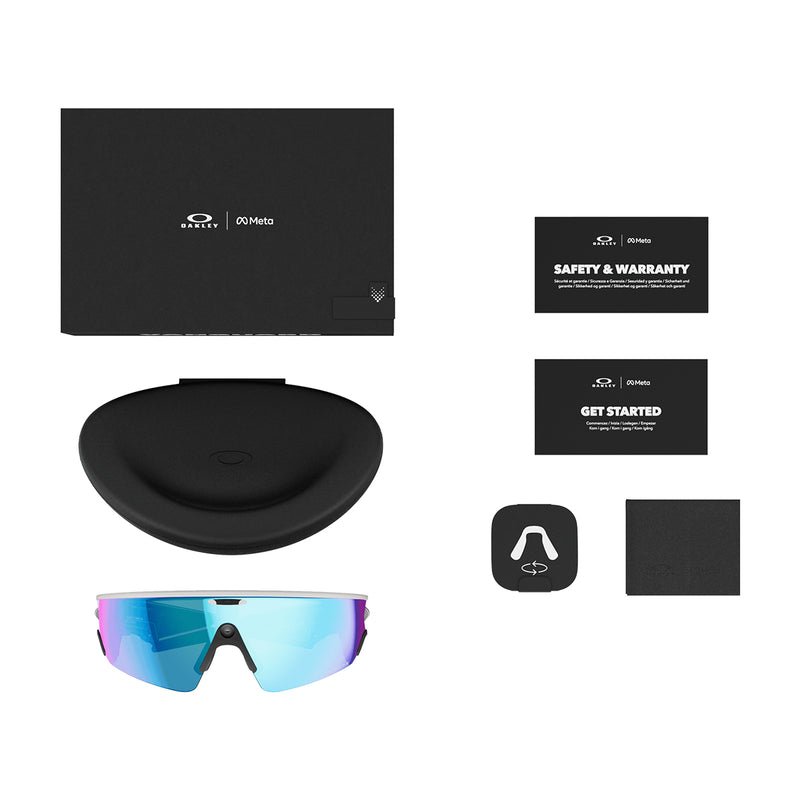 Load image into Gallery viewer, Oakley Meta Vanguard Sunglasses - White/Prizm Sapphire 6