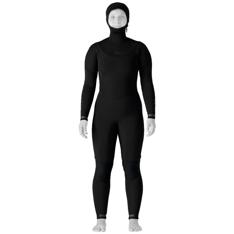 Load image into Gallery viewer, Patagonia Women's Regulator 5/4 Hooded U-Zip Wetsuit 2