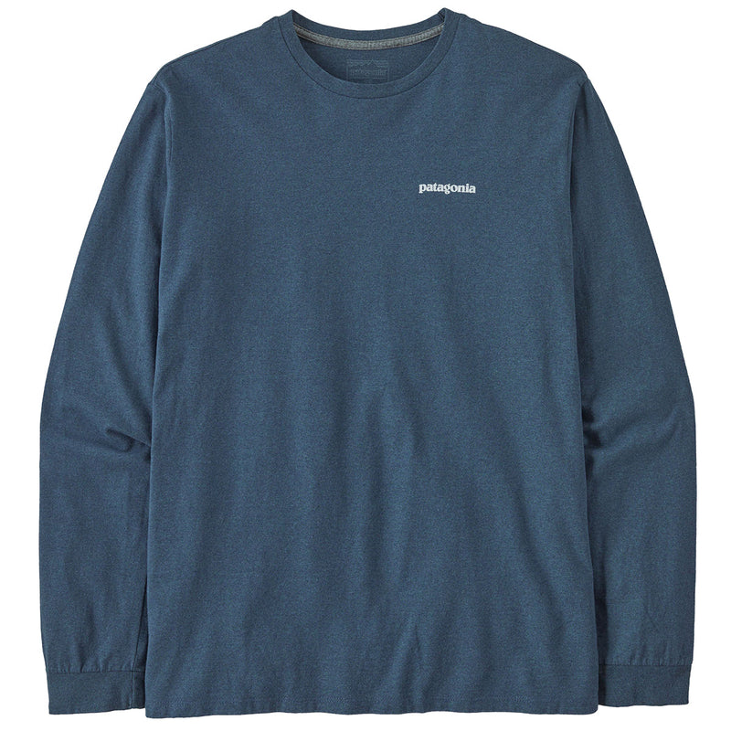 Load image into Gallery viewer, Patagonia P-6 Logo Responsibili-Tee Long Sleeve T-Shirt - Utility Blue 1