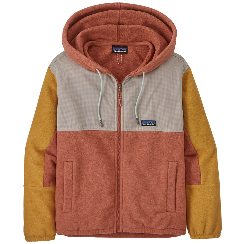 Load image into Gallery viewer, Patagonia Women's Microdini Fleece Hooded Zip Jacket - Sienna Clay 1