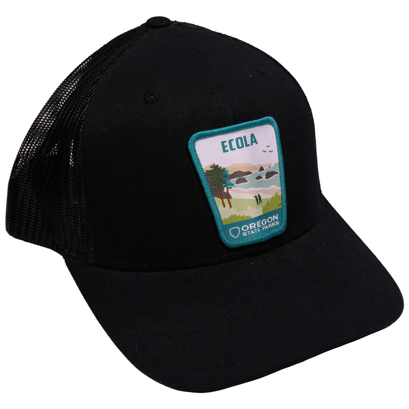 Load image into Gallery viewer, Patchmarks Ecola State Park Trucker Hat