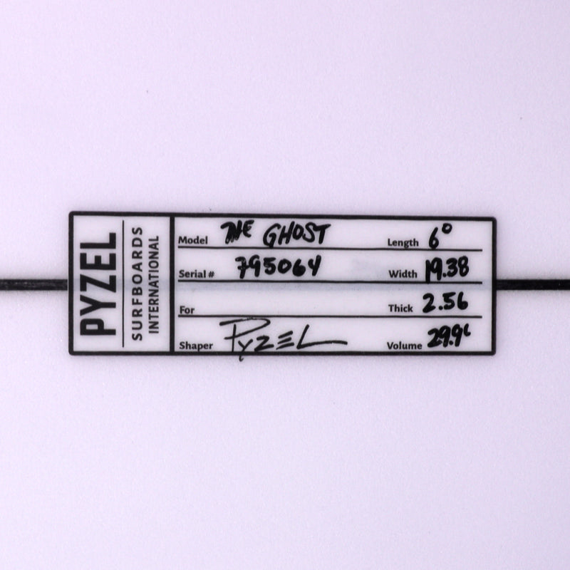 Load image into Gallery viewer, Pyzel The Ghost 6'0 × 19 ⅜ × 2 9/16 Surfboard 4