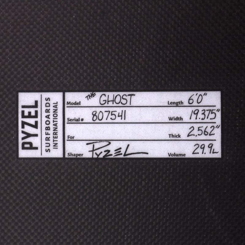 Load image into Gallery viewer, Pyzel The Ghost Dark Arts 6'0 × 19 ⅜ × 2 9/16 Surfboard 4