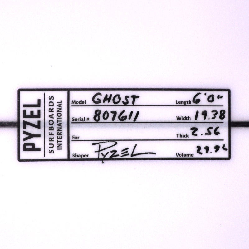 Load image into Gallery viewer, Pyzel The Ghost 6'0 × 19 ⅜ × 2 9/16 Surfboard 4