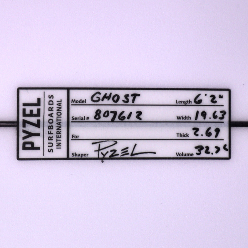 Load image into Gallery viewer, Pyzel The Ghost 6'2 × 19 ⅝ × 2 11/16 Surfboard 4