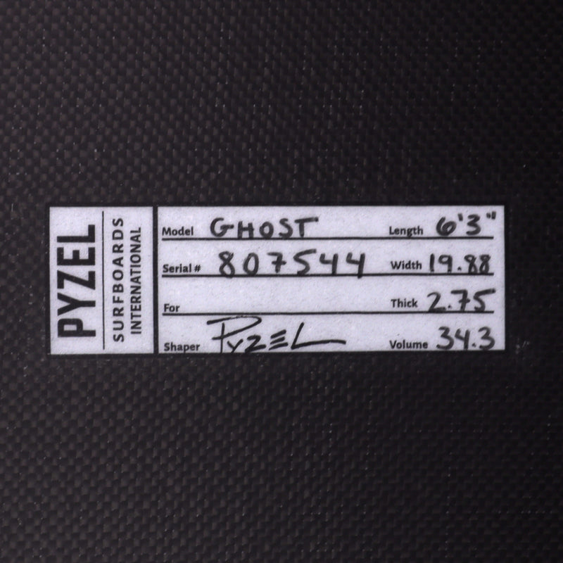 Load image into Gallery viewer, Pyzel The Ghost Dark Arts 6'3 × 19 ⅞ × 2 ¾ Surfboard • REPAIRED 4
