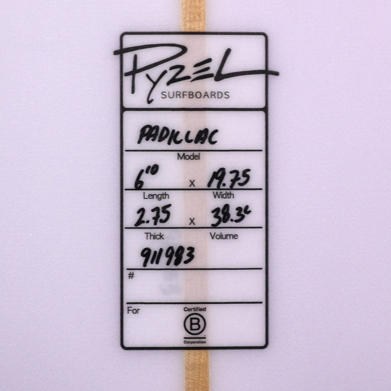 Load image into Gallery viewer, Pyzel Padillac 6'10 × 19 ¾ × 2 ¾ Surfboard 4