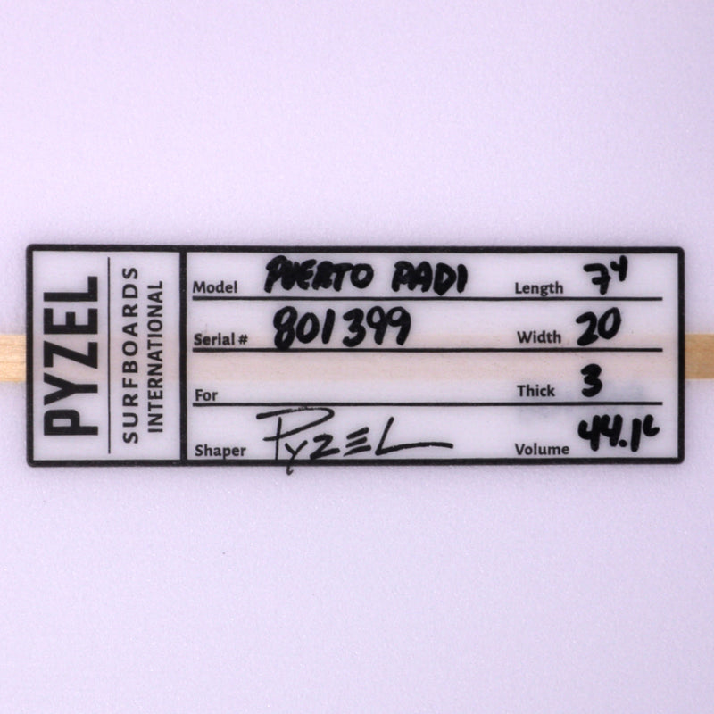 Load image into Gallery viewer, Pyzel Puerto Padi 7'4 × 20 × 3 Surfboard 4