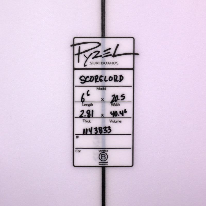 Load image into Gallery viewer, Pyzel The Score Lord 6'4 × 20 ½ × 2 13/16 Surfboard 4