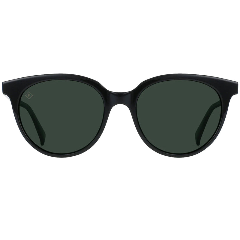 Load image into Gallery viewer, RAEN Women's Lily Polarized Sunglasses - Crystal Black/Green 2
